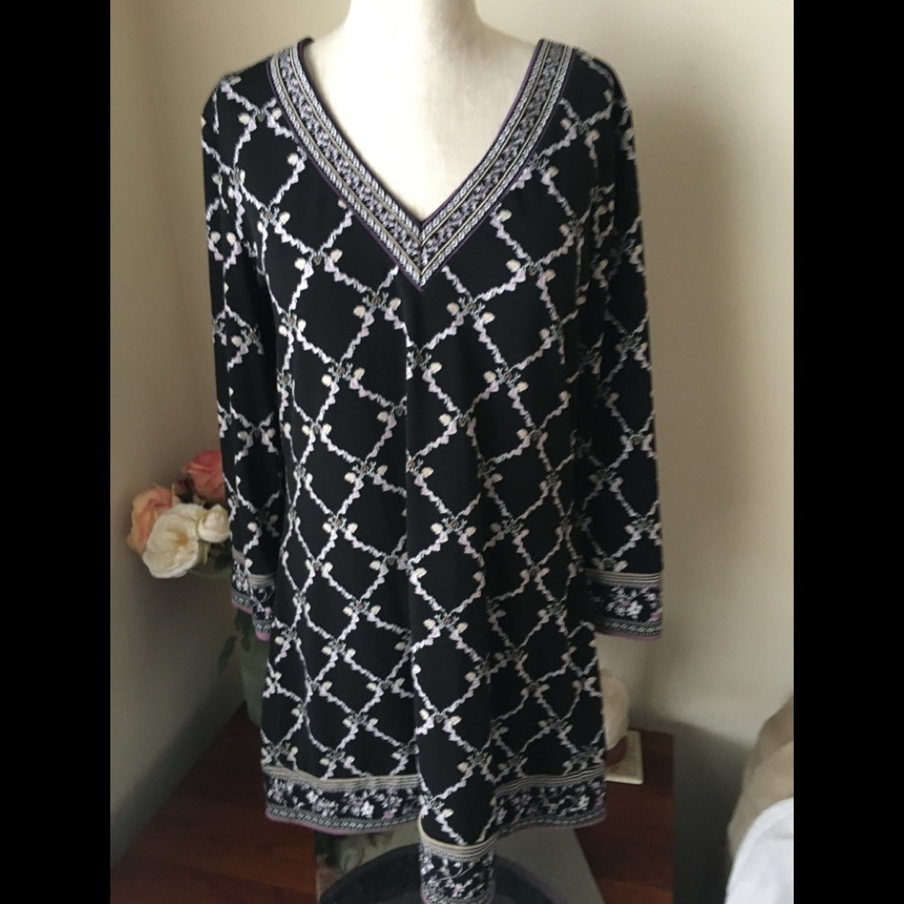 WHBM tunic, 3/4 sleeve stretchy knit